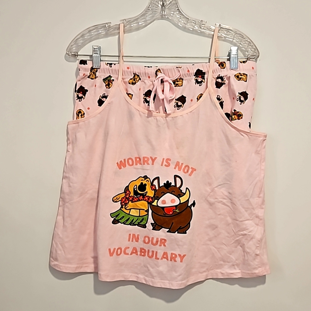 The Lion King Disney baby Timon and Pumbaa cami set Large Hakuna Matata - Picture 2 of 8